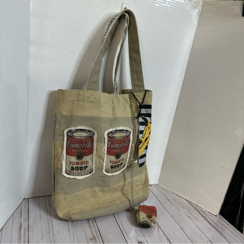 ANDY WARHOL CANVAS TOTE